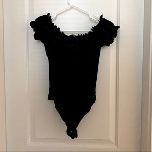 Missguided Milkmaid Bodysuit
